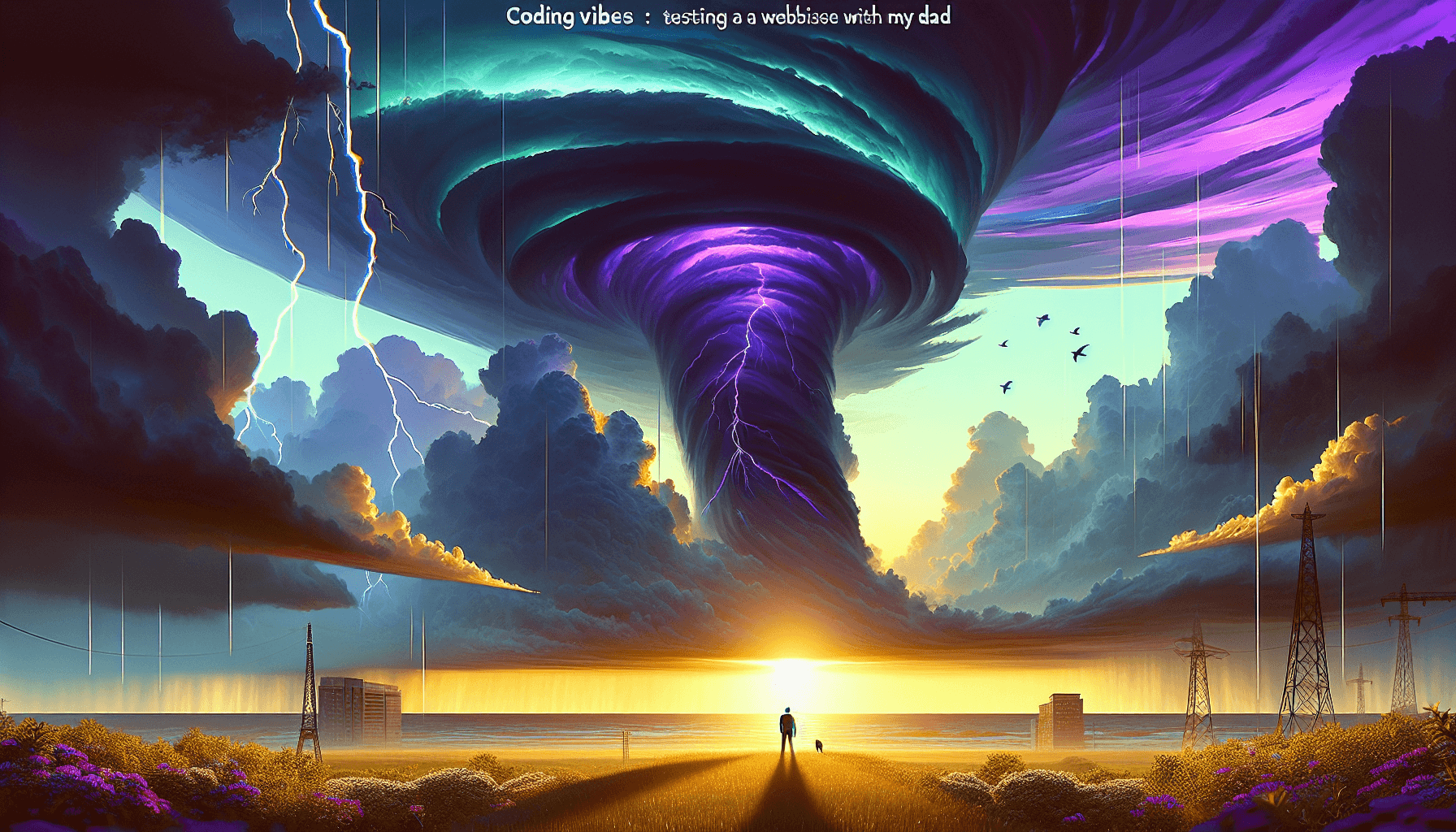 Coding Vibes: Testing a Website with My Dad - vibelog cover image